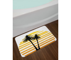 Summer Holiday Graphic Bath Mat