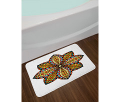 Colorful Floral Bath Mat