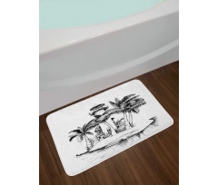 Lighthouse Island Tree Bath Mat