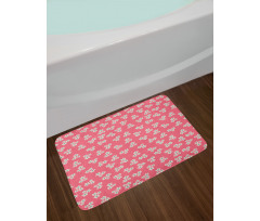 Daisies Composition Bath Mat