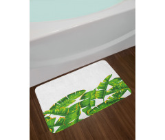 Vibrant Tropical Foliage Bath Mat