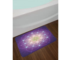 Sign of Cosmos Folk Bath Mat