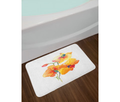 Orchid Petal Wild Exotic Bath Mat