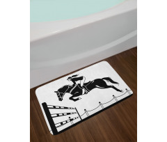 Jockey Girl Jumping Bath Mat