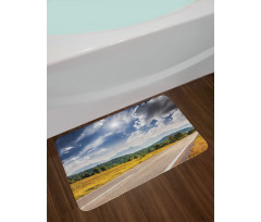 Road Hot Sunny Road Bath Mat