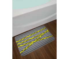 Do Not Pass Wraps Bath Mat