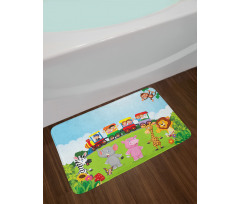 Happy Children Safari Bath Mat