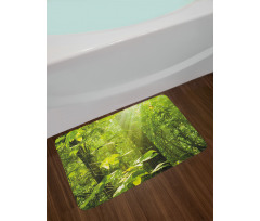 Leaf Branches Woodland Bath Mat