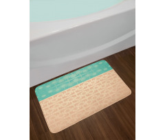 Abstract Swirls Bath Mat