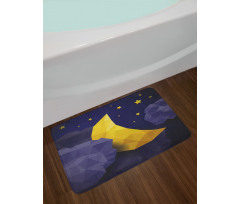 Triangle Night Sky Bath Mat