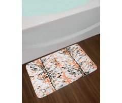 Tree Silhouettes Artwork Bath Mat