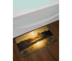 Idyllic Sunrise Morning Bath Mat