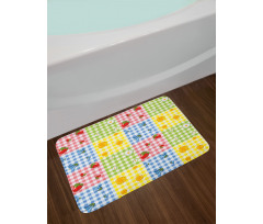 Berries Flowers Picnic Bath Mat