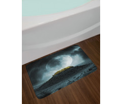 Full Moon and Castle Bath Mat