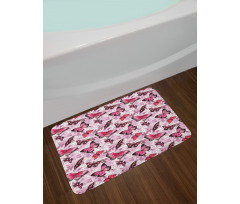 Paintbrush Butterfly Bath Mat