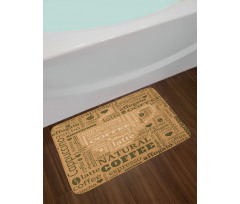 Hot Coffee Beverage Bath Mat