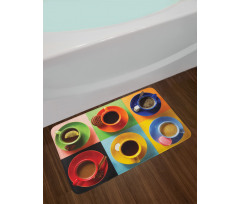 Coffee Cocoa Deserts Bath Mat