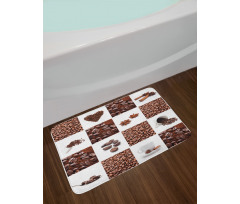 Roasted Coffee Beans Bath Mat