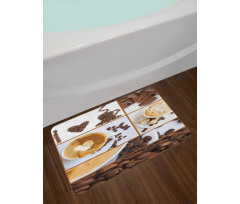 Coffee Mugs Hot Foamy Bath Mat