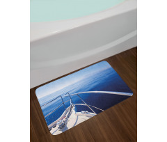 Boat Yacht Ocean Scenery Bath Mat