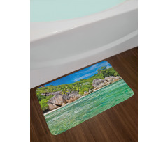 Scenery of Island Tree Bath Mat