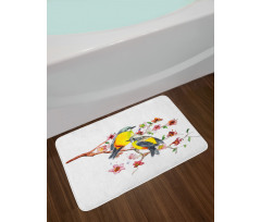 Birds on the Branches Bath Mat