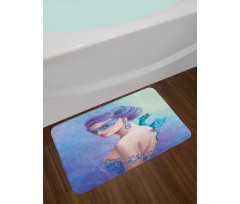 Fantasy Snow Queen Bath Mat