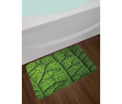 Forest Tree Leaf Texture Bath Mat