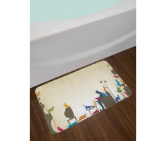 Crazy Cat Lady Home Bath Mat