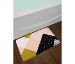 Abstract Texture Art Bath Mat