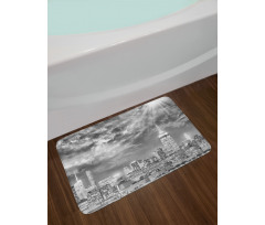 NYC Dramatic Skyline Bath Mat