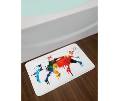 Wild Elephant Bath Mat