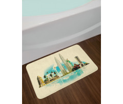 East Kuala City Palms Bath Mat