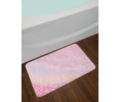 Abstract Disco Ball Pattern Bath Mat