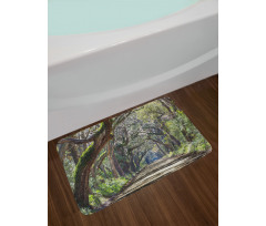 Road in Forest Carolina Bath Mat