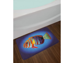 Tropical Exotic Sea Fish Bath Mat