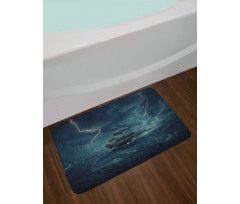 Pirate Vintage Ship Bath Mat