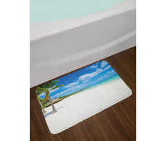 Tropical Island Seashore Bath Mat