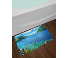 Scenic View of Palawan Bath Mat