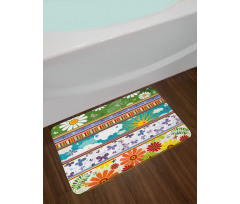 Vivid Daisies Sun Kids Bath Mat