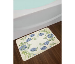 Vintage Roses Framework Bath Mat