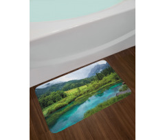 Zelenci Pond Slovenia Bath Mat