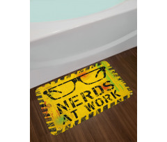 Nerds at Work Grungy Bath Mat