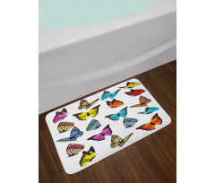 Butterflies Composition Bath Mat