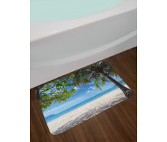 Tropical Beach Ocean Bath Mat