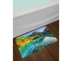 Idyllic Mountain Creek Bath Mat