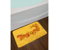 Folk Design Bath Mat