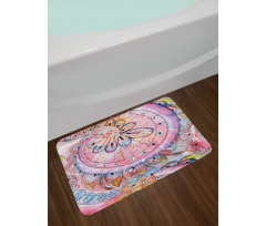 Watercolor Effects Art Bath Mat