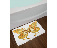 Macro Butterfly Bath Mat