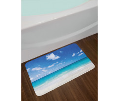 Barbados Coastline Summer Bath Mat